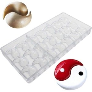 Tai Chi Waterdruppels Vis Chocolade Mold - Chinese Stijl Bakken Vormen - Snoep Vorm - Yin en Yang Ontwerp - Keuken Accessoires en Gereedschap