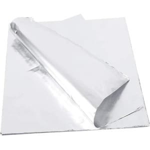 Zeynomax - 100 stuks Zware Aluminium Folie 30x30 cm - BBQ Accessoire voor Hoge Temperatuur Weerstand - Barbecue en Visgrill - Keuken benodigdheden