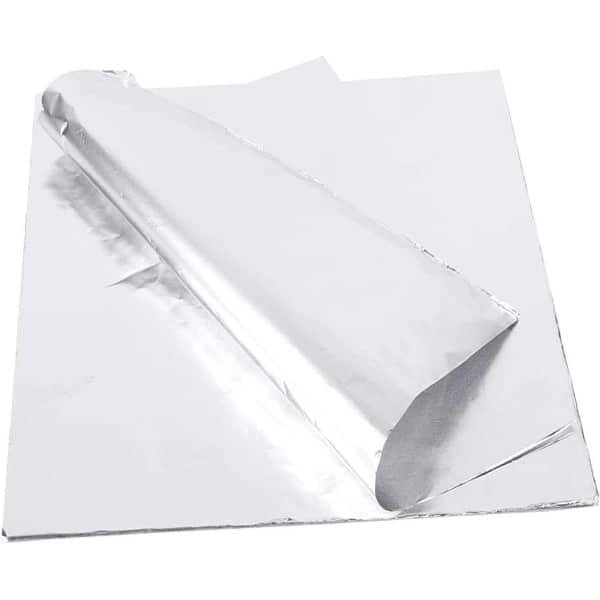 Zeynomax - 100 stuks Zware Aluminium Folie 30x30 cm - BBQ Accessoire voor Hoge Temperatuur Weerstand - Barbecue en Visgrill - Keuken benodigdheden