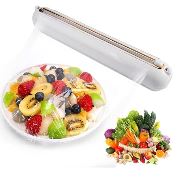 Zeynomax - Foliesnijder voor vershoudfolie en aluminiumfolie - Magnetische Dispenser - Snijder voor plastic wrap - Bewaarfolie Cutter - Keuken Accessoire
