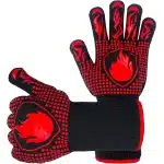 Zeynomax - Hittebestendige Grillhandschoenen tot 800 °C - Aramide-weefsel - Antislip - Barbecue-accessoires - Keuken - Grill - BBQ - Ovenwanten