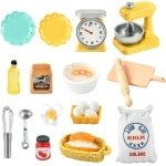 Zeynomax - Mini Keuken Accessoires Set voor Poppenhuis Decoratie 1/12 - Bakken en Keuken Decoratie