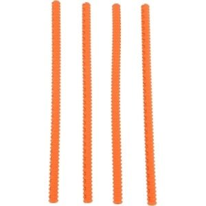 Zeynomax - Ovenrek Bescherming - Hittebestendige Siliconen - Brandwonden Voorkomen - Ovenrek Randbeschermer - Set van 4 - Oranje - 142 Inch Lang - Keuken Accessoires - Hittebestendig Siliconen - Bescherming Littekens