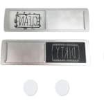 Zeynomax - Universeel vaatwasser teken met magneet - Schoon/Vuil - Inclusief 2 dubbelzijdige stickers - Voor niet-magnetische vaatwassers - Geschikt voor Wasserij - Y58-1 - Handig keuken accessoire
