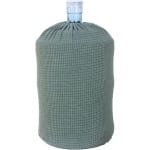 Zeynomax - Waterdispenser accessoires met afdekking in groen - elastische stof - herbruikbaar - voor 5 liter fles - voor home, kantoor en keuken - decoratie.