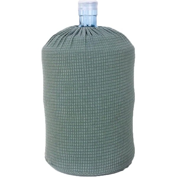Zeynomax - Waterdispenser accessoires met afdekking in groen - elastische stof - herbruikbaar - voor 5 liter fles - voor home, kantoor en keuken - decoratie.