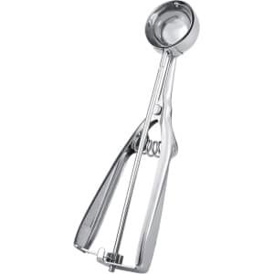 Zilver Easy Release Cookie Scoop - Roestvrij Staal Keuken Lepel - Zilverkleurig Design - ijs Schepper - Handige Gadget - Vaatwasmachinebestendig - Duurzaam Keukengerei - Ergonomische Lepel - Cupcake Schep - Handige Bakaccessoire - Premium Kwaliteit