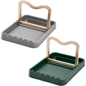 keukengerei houder - keukenhulpmiddelhouder - Keukenpotdekselrek - multifunctioneel opbergrek - Keuken Plastic Accessoires - aanrechtrek - Deksel houder - Snijplank Houder - plastic