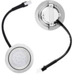 2pcs Extractor Hood Lights - Stalen Extractor Hood LED Lamp - Vervangende Recessed Keuken Lamp - DC 12V 6500K - Accessoires voor Keuken Hood