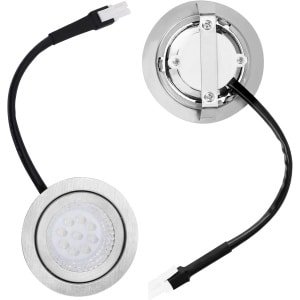 2pcs Extractor Hood Lights - Stalen Extractor Hood LED Lamp - Vervangende Recessed Keuken Lamp - DC 12V 6500K - Accessoires voor Keuken Hood