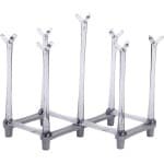 Afdruiprek Stand Lichtgrijs - Intrekbare Cup - Droogrek Drinkfles - Afdruiprek Standhouder - Home Keukengerei - Droogrek voor glazen - Keuken Accessoires - Woonkamer Bar Decor
