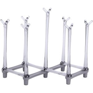 Afdruiprek Stand Lichtgrijs - Intrekbare Cup - Droogrek Drinkfles - Afdruiprek Standhouder - Home Keukengerei - Droogrek voor glazen - Keuken Accessoires - Woonkamer Bar Decor
