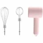 Crrynuo 1 Stuk - Elektrische Handmixer - Handbediende Eierklopper - Roze - Met ABS En Rvs - Met Meerdere Snelheidsniveaus - Voor Keuken En Bakstudio's