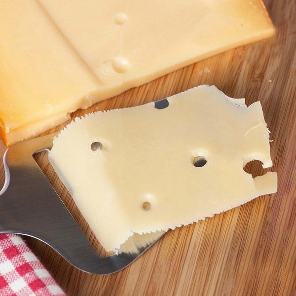 Crrynuo 1 Stuk - Keuken Accessoires - Kaas Raspen - Keukengerei - Roestvrijstaal Kaasrasp - Rvs Natuurkleur - Scherp - Gemakkelijk Te Gebruiken