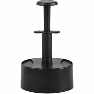 Crrynuo 1 Stuk - Vleespersmachine - Keuken Accessoires - Keuken Hamburger Vlees Rundvlees Maker Grill Burger Patty Schimmel Pers Schimmel - Aluminium Hamburger Pers - Ronde Drukpers Voor Vlees - Zwart - Met Anti-Slip - Voor Thuis En Restaurant