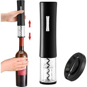 Elektrische Kurkentrekker Met Foliesnijder - Automatische Wijnfles Opener - Elektrische Flesopener - Keuken Accessoires - Fles Openmaken - Batterij Type