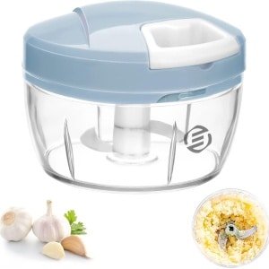 Equivera Hakmolen - Food Processor - Food Chopper - Groentesnijder - Hakmolens - Groente Chopper - Keukensnijder - Etensnijder - Keuken Accessoires