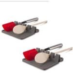 Gsedaox-Lepelhouder-Keukengerei Houder-Spatelhouder-Keuken Organizer-Siliconen-Hittebestendig-Keuken Accessoires-Grijs