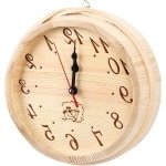 Houten Sauna Klok - Kleine Kamer Accessoire - Wandklok voor Home Decor in Slaapkamer Woonkamer Keuken