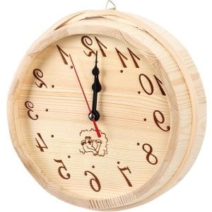 Houten Sauna Klok - Kleine Kamer Accessoire - Wandklok voor Home Decor in Slaapkamer Woonkamer Keuken