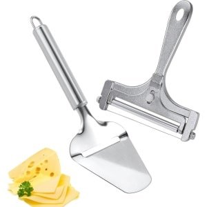 Kaasschaaf - 2 Stuks Kaasschaafset - Kaasrasp - Kaassnijder - Kaasschaaf Voor Jonge Kaas - Keuken Accessoires - Voor Blokkazenboter - Draadkaasschaaf