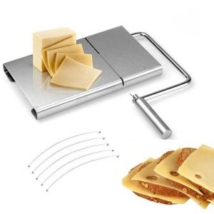 Kaasschaaf - Kaassnijder - RVS Kaas Slicer - Met 6 regels - Multipurpose Voedsel Cutter - Voedsel Cutter - Keuken Accessoire - Voor Het Snijden Van Boter, Kaas, Ham, Wortelgroenten