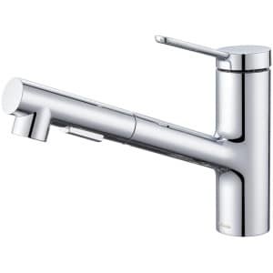 Kelleria hogedruk uittrekbare keukenkraan, dubbele spoeldouche, keukenkraan met uittrekbare sproeier, eengreepsmengkraan voor de keuken, 120° draaibaar, waterbesparend, inclusief accessoires, chroom