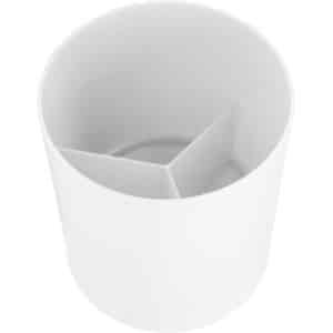 Keukengereihouder voor de keuken - bestekstandaard - keukenbenodigdheden - 360° draaibare accessoires - organizer - keukenstokjes - vork - lepelhouder - keukengerei-organizer - wit