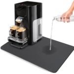 Koffie absorberende afdruipmat - 40x50 cm -Afdruipmat - Barmat - koffiemat - keuken en thee accessoires -Afdruipmatten-Zwart