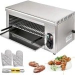 Oven - Elektrische Oven - Roestvrij Staal - Grill - Pizza Oven - Kip - Keuken - 2kw - 60.9 x 30.4 x 26.6
