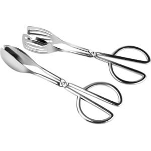 Pinzas de Comida - Paquete van 2 - Acero Inoxidable - Barbacoa - Keuken - Serveren - Galletas - Accessoires - Koken - Utensilien