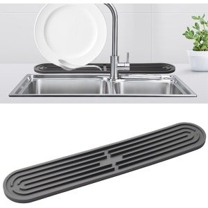Silicone Drain Mat - Drainer Organizer - Keuken Sink Accessoire - 43 x 8 cm