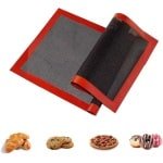 Silicone Pizza Mat - 2 Pieces Perforated Baking Mats - Perforated Silicone Baking Mat - 30x40cm Biscuit Baking Pastry Baking Pan Mat - Oven Liner Pad - Keuken Accessoires