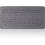 Smoakez - Waterdichte Siliconen Droogmat 30x15cm | Antislip Mat voor Aanrecht | Keuken Accessoire voor Drogen | Grijs | Potten Kopjes Kommen Borden
