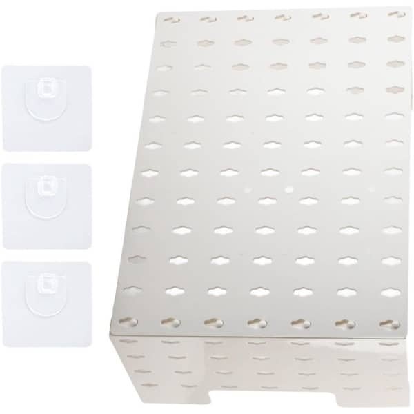 Trankielo - Gasfornuis Waterverwarmer Afdekking met Kleefpads | Wand Gemonteerd Opslagrek | Decoratieve Blokkeringsplaat - Keuken Accessoire