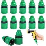 Tuinslang Snelkoppeling en Slanghaspel - 12 stuks - Kunststof - Accessoires voor tuin en keuken