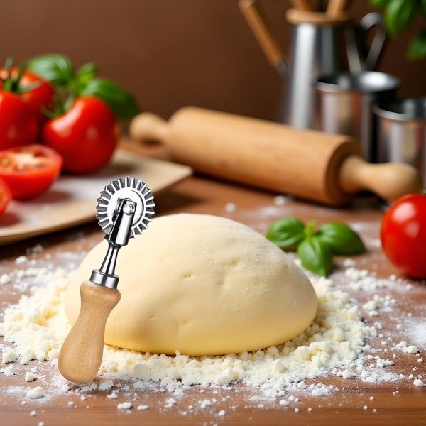 Wielsnijder - Pasta snijwiel - Taart snijwiel - Keuken pasta accessoires - Pizza gereedschap