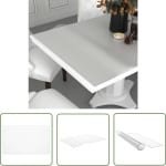 vidaXL Pvc Tafelmat - Tafelbeschermer - Tafelbeschermer 160x90 cm 2 mm PVC mat - Tafelhoes - Tafeldekking - Keuken Accessoires
