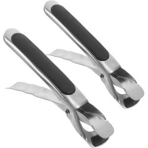 2 stuks anti-slip platen pizza bakken handshake keuken keten accessoires gietijzeren platen aanbiedingen platen geschikt voor de kerk luchtbakken platen lifters voorkomen brandwonden gadgets