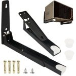 2 stuks roestvrijstalen magnetronbeugels - Verstelbare Muurbeugel Magnetron - Magnetron Rek - Magnetronbeugel - microgolf steun - ophangbeugel - Wandbeugel Geschikt Voor Magnetron - Keuken Accessoires