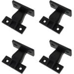 Allecto Plus - Binnenhuismeubel Fit Clips - 4 paar - Montagebeslag - Bevestigingsclips - Push in Keuken Accessoires - 20kg Draagkracht