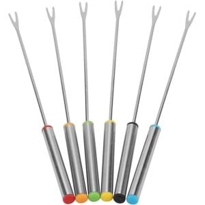 Allecto plus - Fondue Pot Vorken Set 6 stuks - Herbruikbare Keuken Tool voor Chocolade Fondue - Servies voor Kaas Fondue - Dessert Tools met Marshmallows - Snoep Smelt Accessoires.