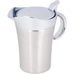 Allecto plus - Thermische Saus Pot van Roestvrij Staal | Dubbelwandige Geïsoleerde Juskom 450ml/750ml | Keuken Accessoires met Thermische Isolatie