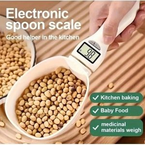 Electronische Maatlepel - Keukengerei - Eten weegschaal - Weegschep - Weeg Lepel - Keukenweegschaal - Supplementen Weegschaal - Digitale Maatlepel - Mealprep Weegschaal - Digitaal Wegen - Keuken Accessoire - Kookgerei - Keuken Lepel - Voermaatleppel