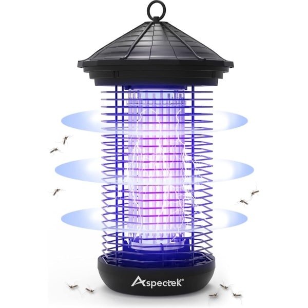 Elektrische Insectenval 20 W UV-licht voor Binnen en Buiten - Waterdicht tot 1000 m² - Geschikt voor Huis, Terras, Tuin en Keuken