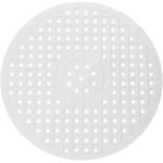 Gootsteenmat - Afdruipmat - Rubber - Wasbak Matje - Spatbescherming - Spoelbakbescherming - Rond - Keuken Accessoires - Anti Kras - Voor Spoelbak - ø 31 Cm - Wit