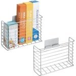 Hangmand - bevestiging aan wand of deur - voor keuken- en huishoudelijke accessoires - veelzijdige opbergmogelijkheid voor de keuken