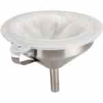 Keuken trechter - trechter keuken - trechters - jamtrechter - vultrechter - confituur trechter - inmaaktrechter - Keukengereedschap - Vloeistofoverdracht - met Filter Zeef - 1 stuks - keuken accessoires - trechter rvs - zilver