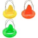 Kiwi schiller - 3 Stuks - Kiwi Mes - Handmatige Snijmachine - Kiwi Schilmes - Keuken Accessoires - Keuken Tool - Snijder - Vruchten Separator Peeling - Dunschiller - Kiwi Cutter / Dicer - Dunschiller Slicer - 7×7.5cm - Groen, geel, oranje