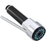 Mmgoqqt 1-Stuks Uittrekbare Keukenkraan Kop - G1/2 Standaard Aansluiting - Zilveren Elektrische Coat - Vervangende Sproeikop - Voor Keuken Badkamer